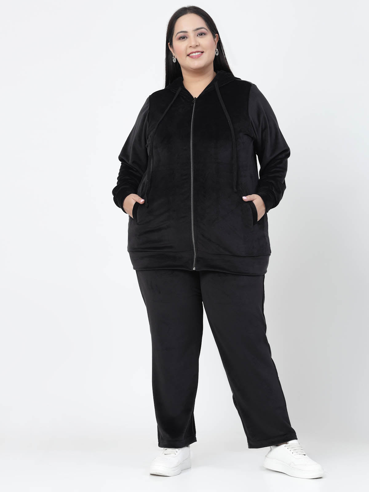 Velour Tracksuit Womens Plus Size Track Suit Plus Size Women