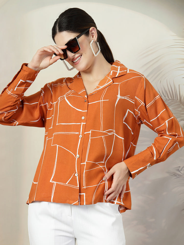 Women Standard Floral Opaque Printed Casual Shirt