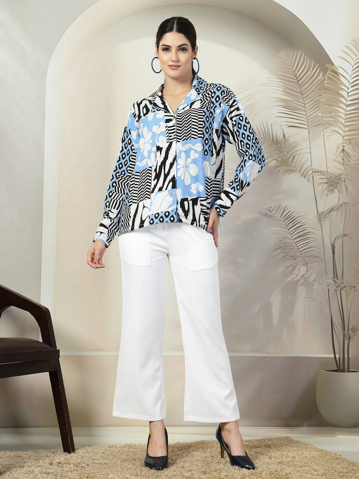 Women Standard Floral Opaque Printed Casual Shirt