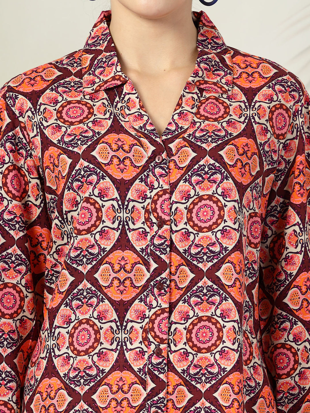 Women Standard Floral Opaque Printed Casual Shirt