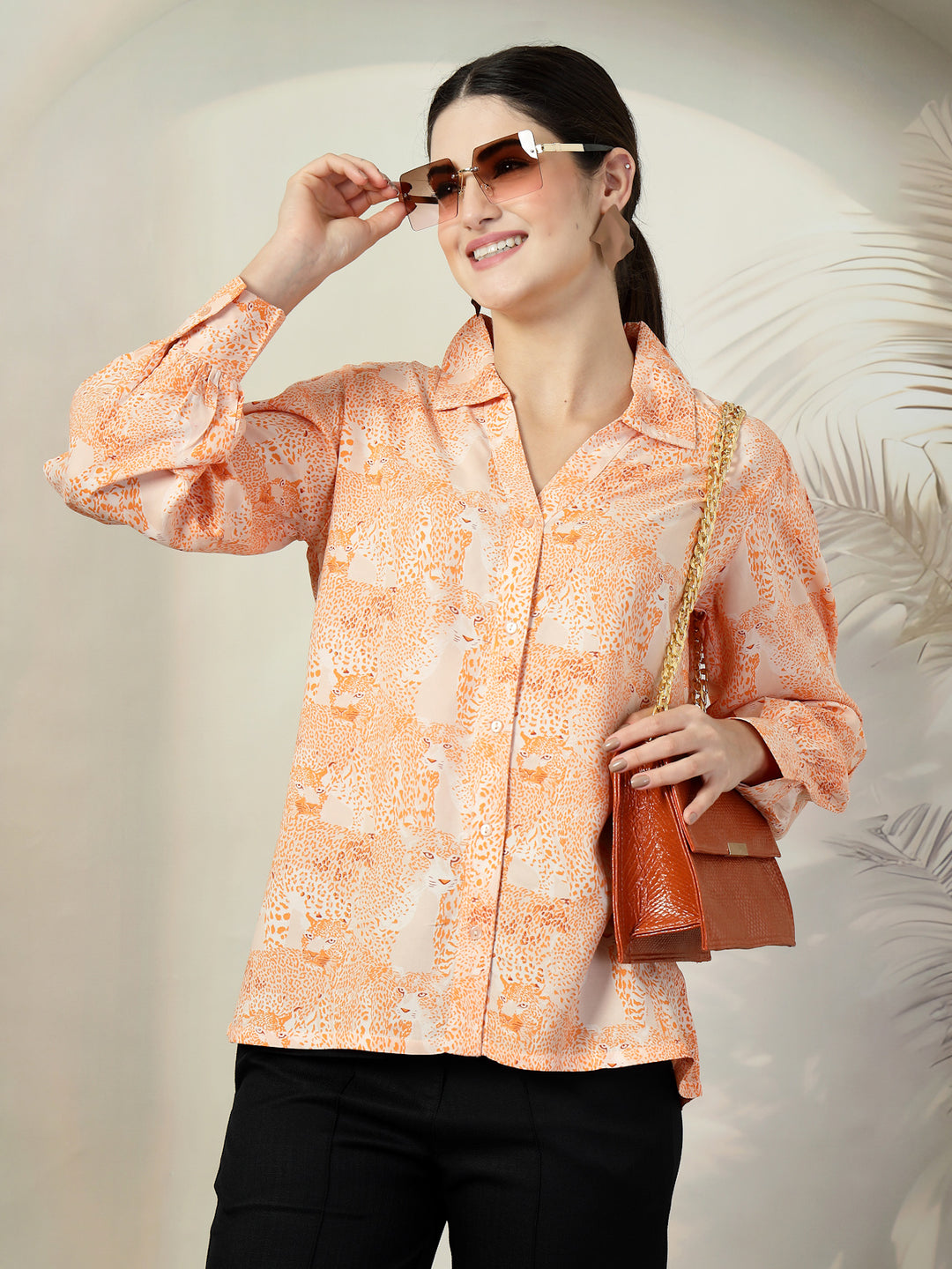 Women Standard Floral Opaque Printed Casual Shirt