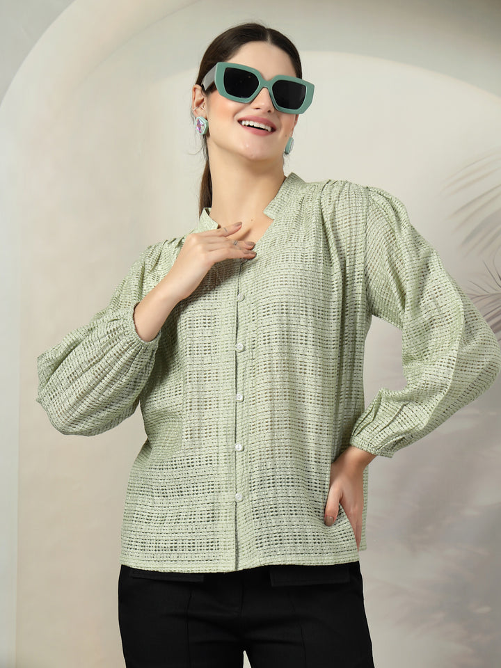 Women Standard Opaque Casual Shirt