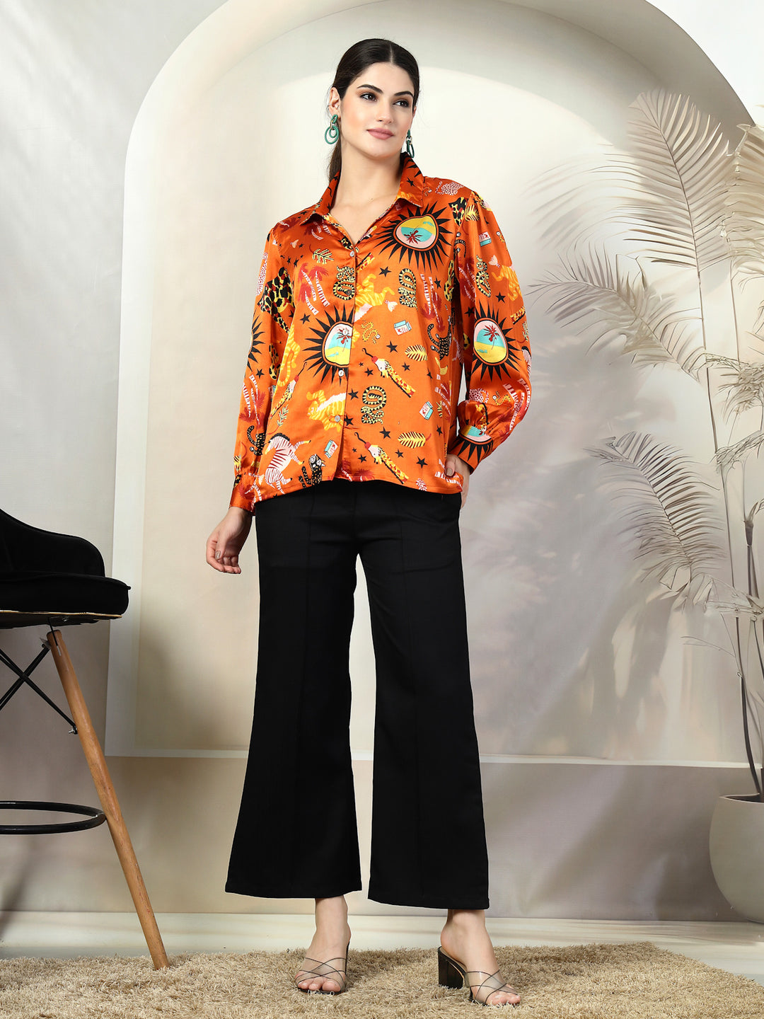 Women Standard Floral Opaque Printed Casual Shirt