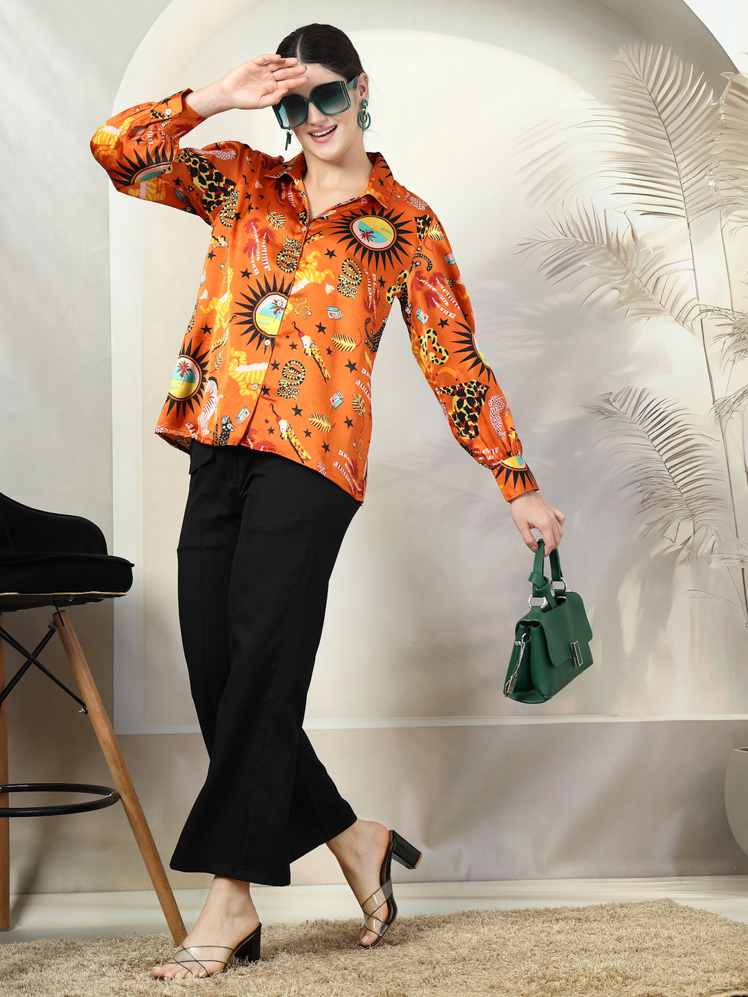 Women Standard Floral Opaque Printed Casual Shirt