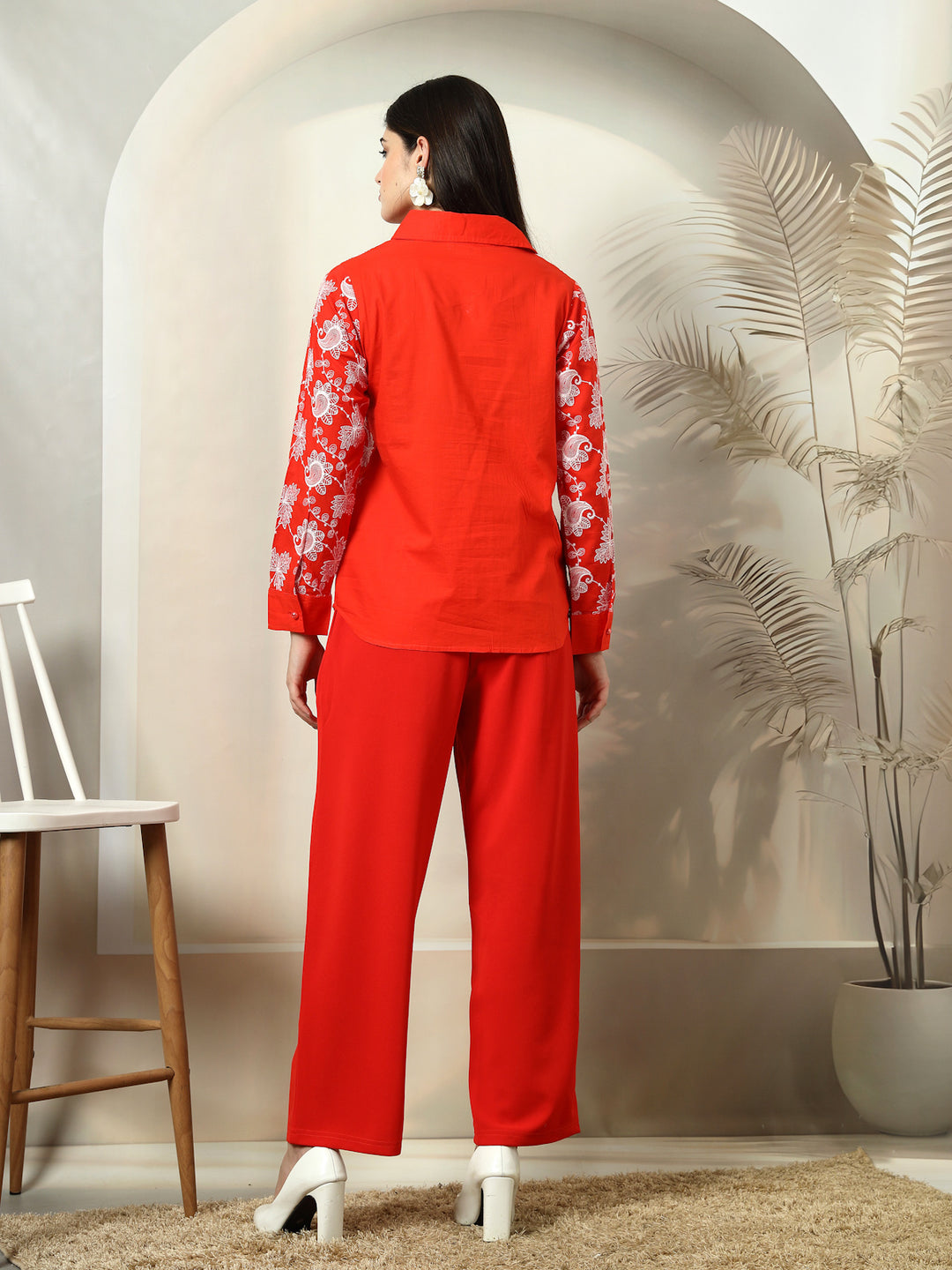 Printed Shirt With Trousers Co-Ords