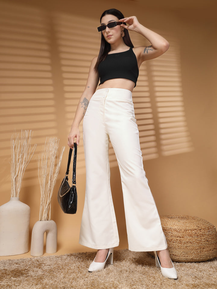 Women Loose Fit Regular Trousers