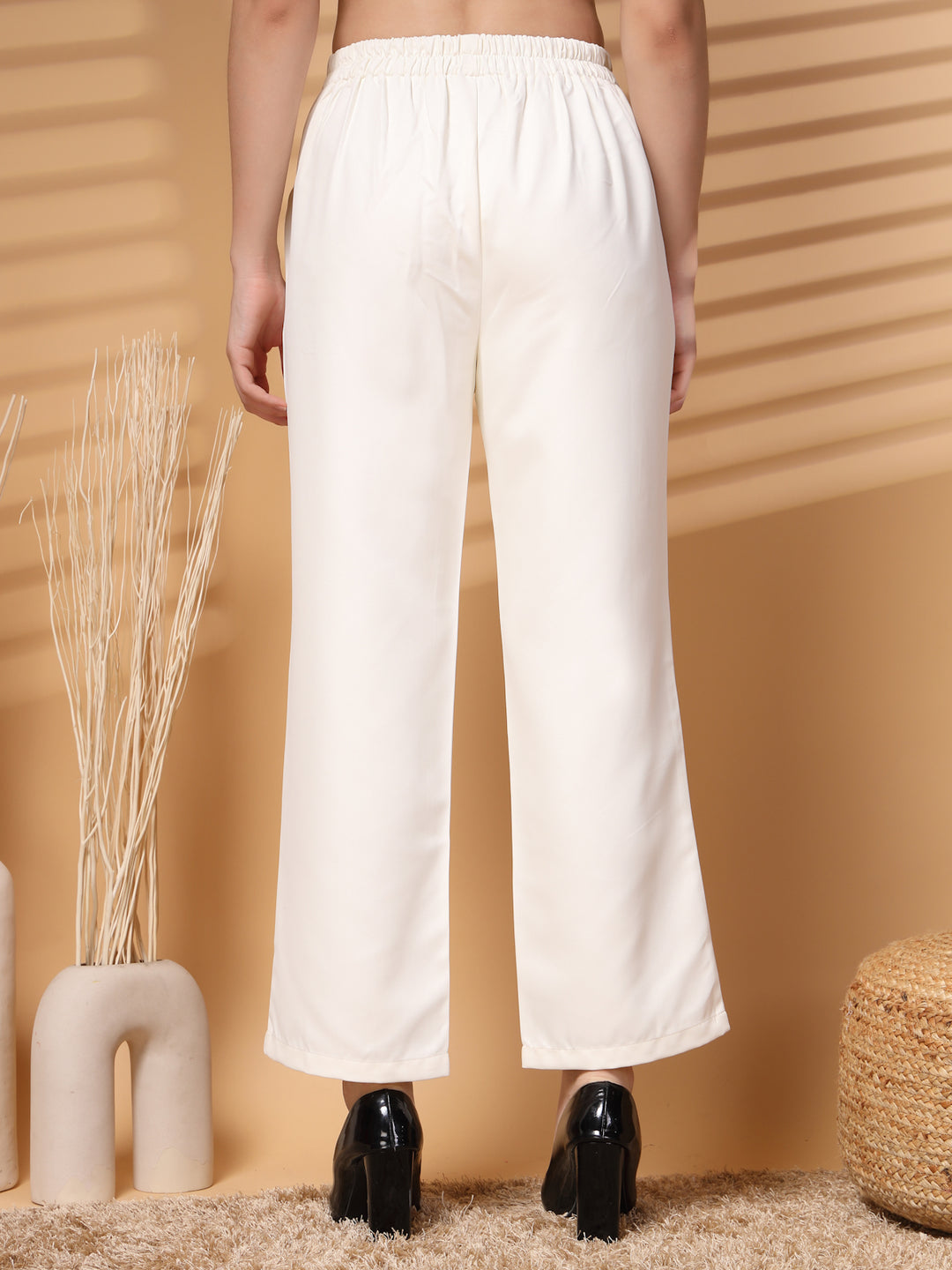 Women Loose Fit Regular Trousers