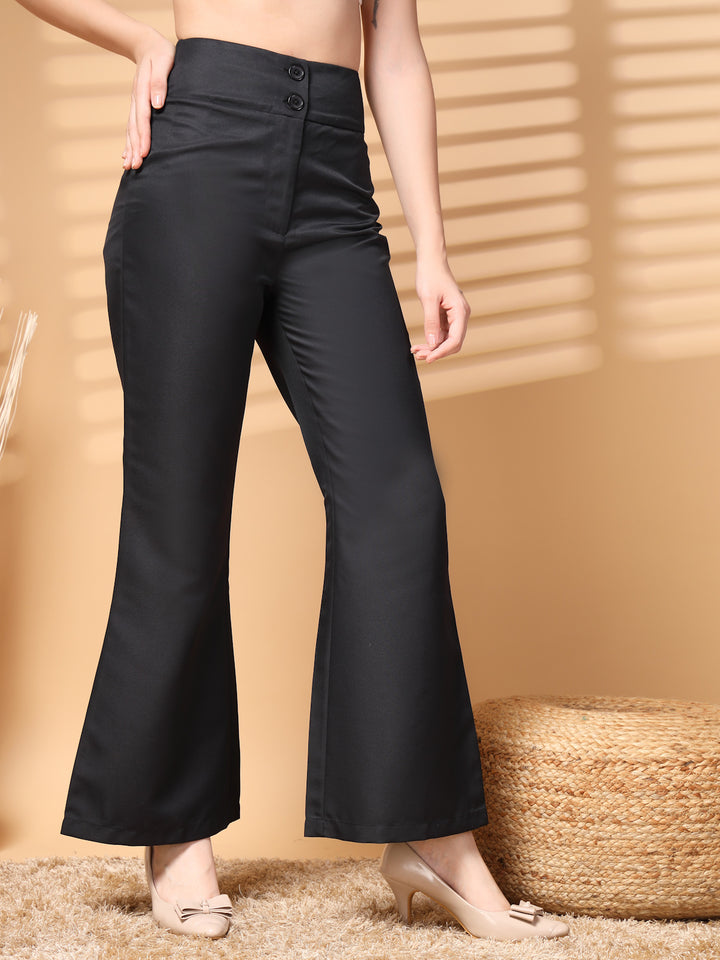 Women Solid Loose Fit Trousers