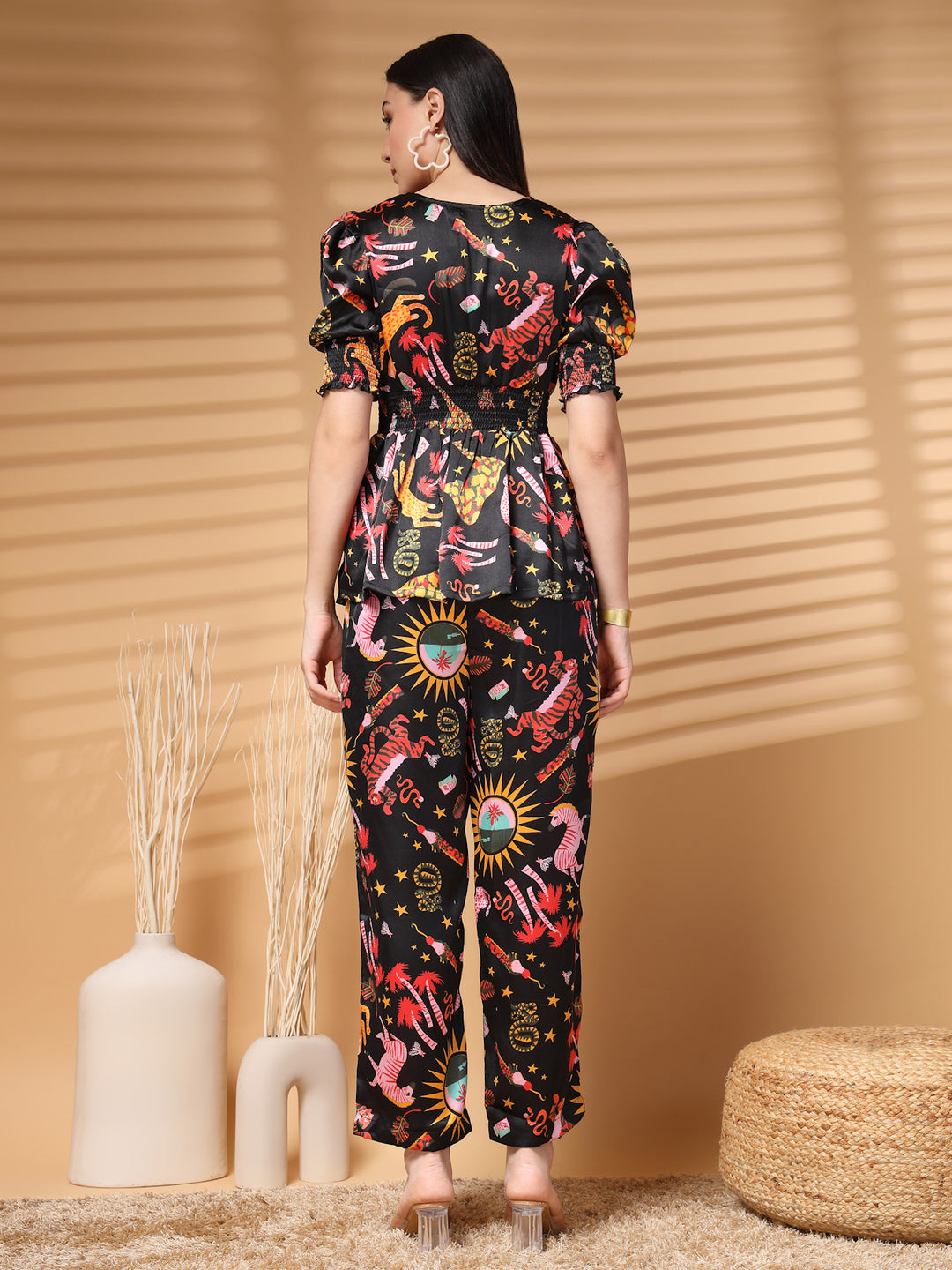 Printed Top & Trouser Co-Ords