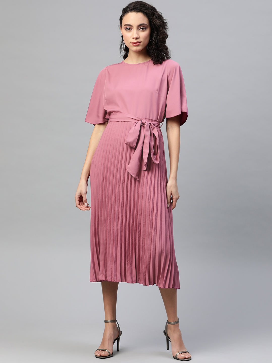 dash and dot - Accordion Pleat Shirt Dress