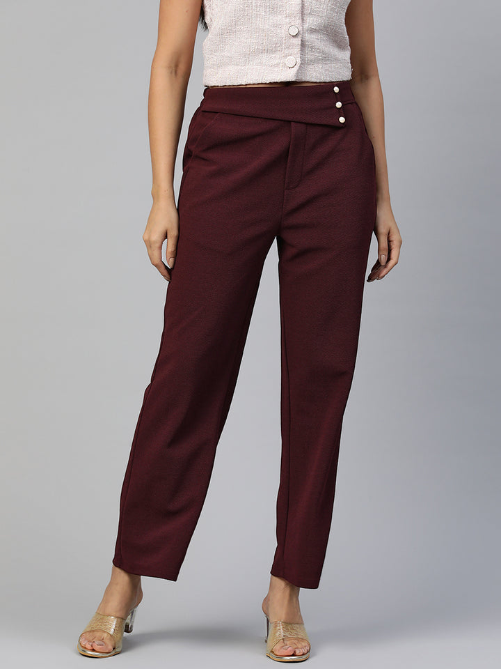 plusS Solid Trousers