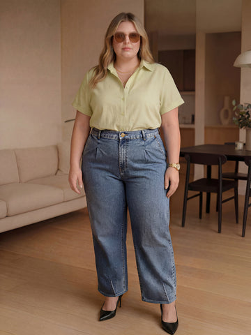 Plus Size Women Stretchable Jeans