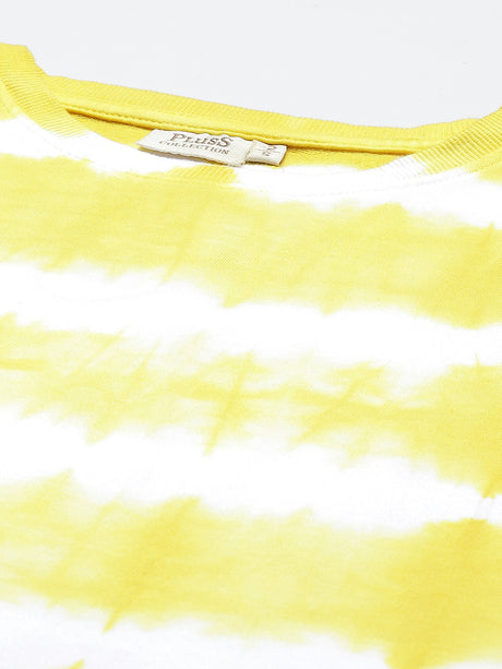 Women Yellow Printed Sweatshirt