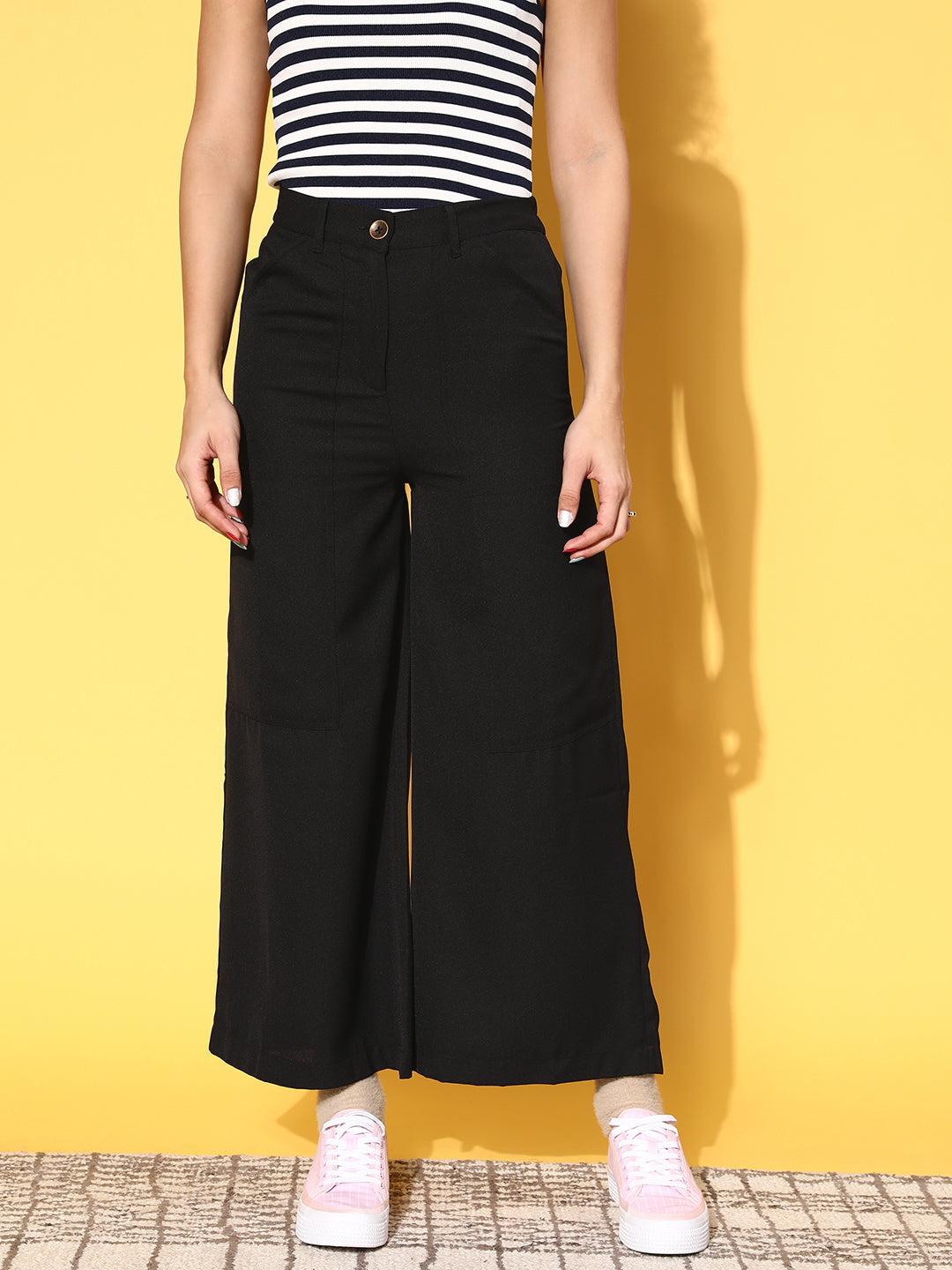 Elegant Summer Women's Trousers Made in Italy Majolica Trousers