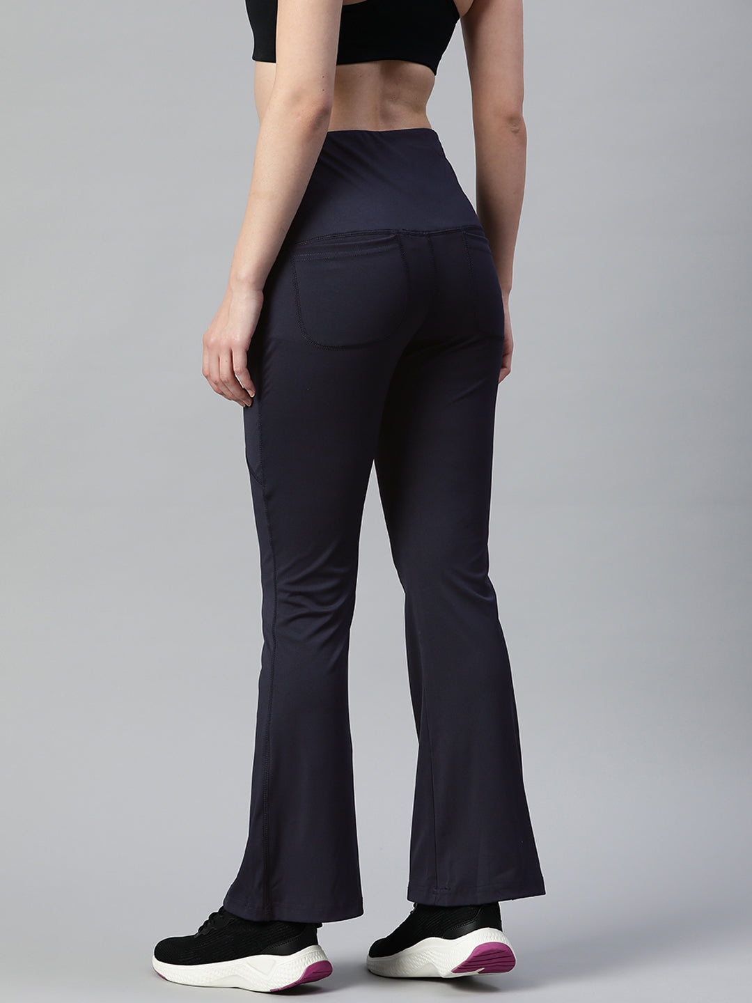 Women Solid Regular Fit Track Pants