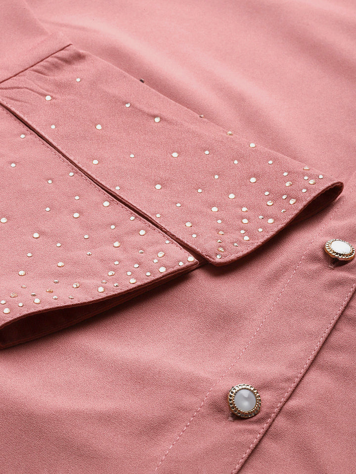 Embellished Casual Shirt