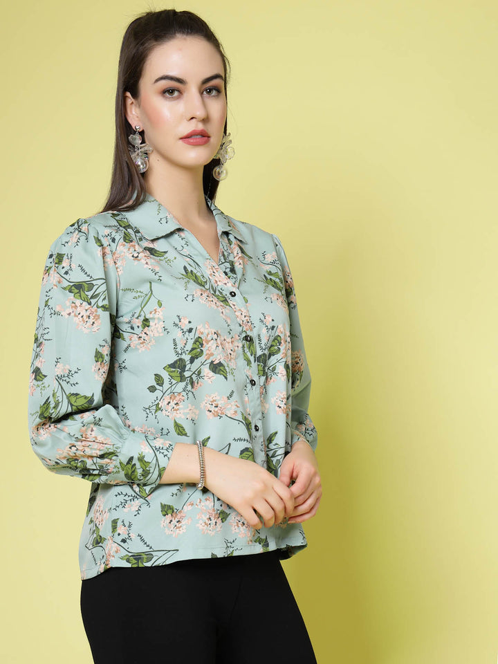 Floral Printed Casual Shirt