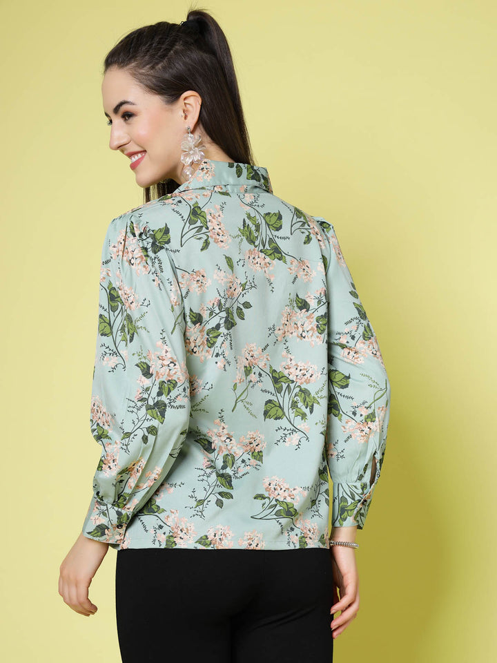 Floral Printed Casual Shirt