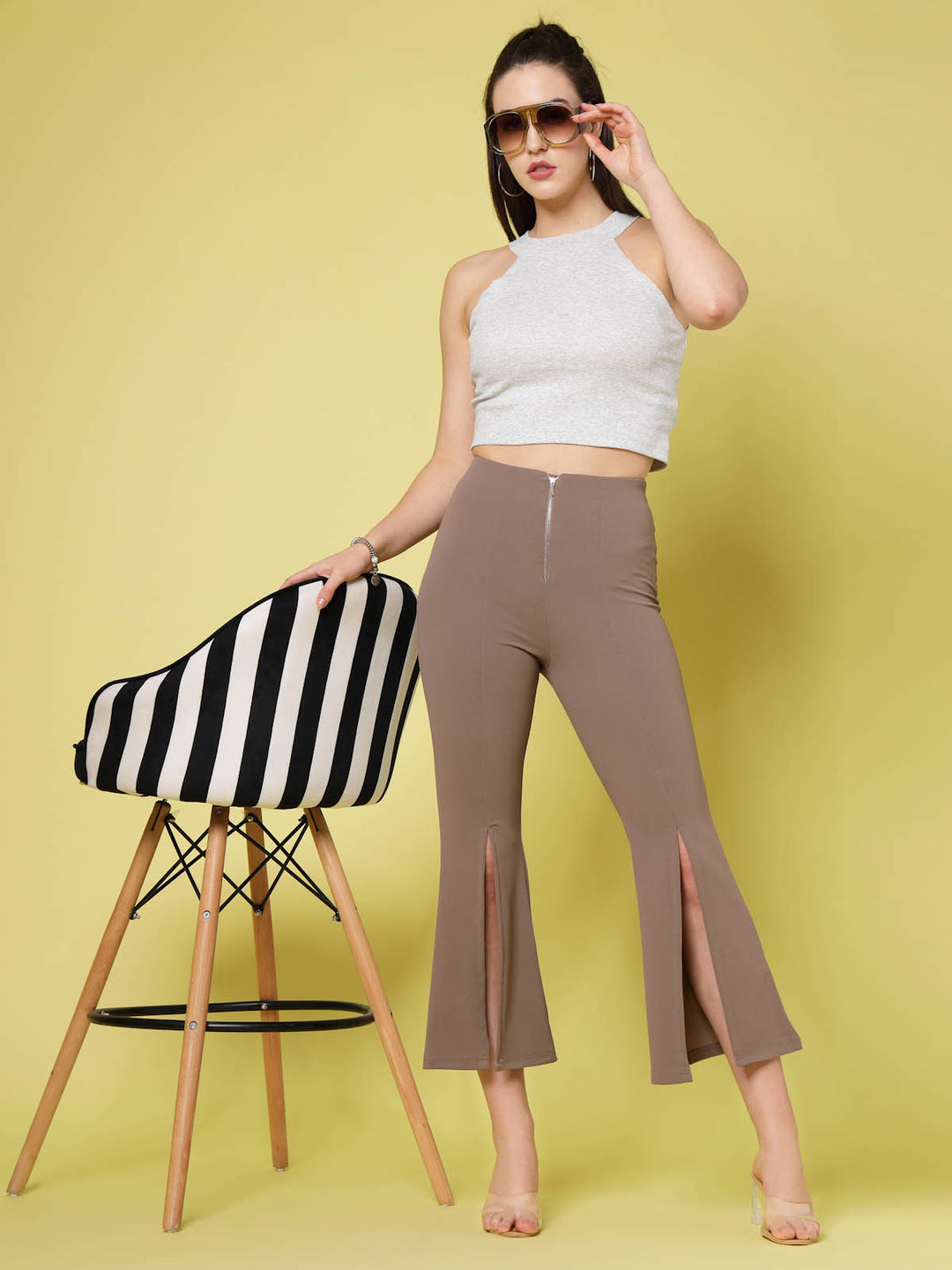 Women Brown Trousers