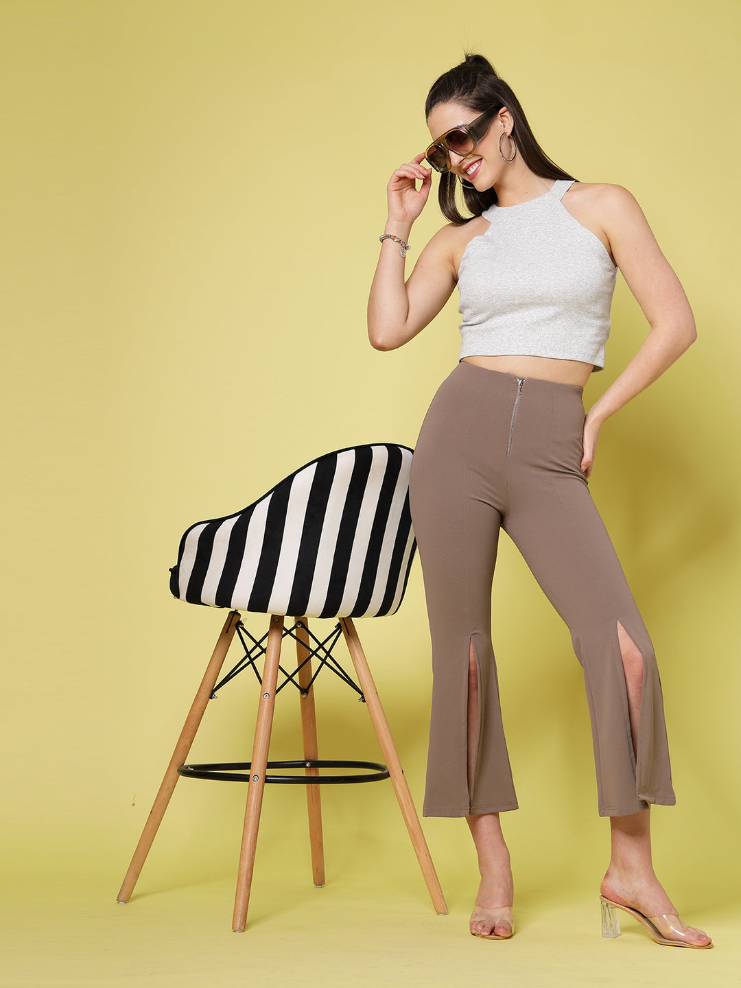 Women Brown Trousers