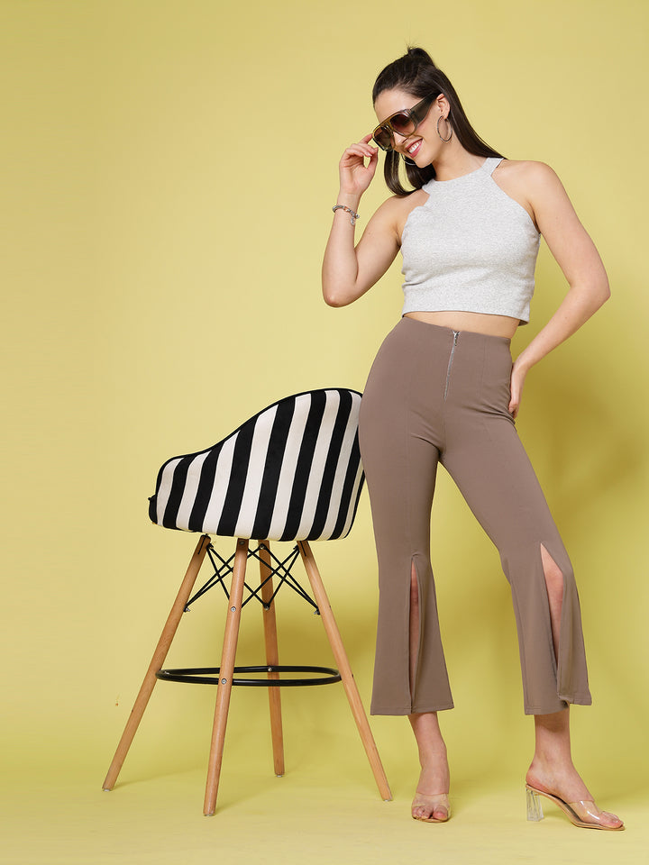 Women Brown Trousers