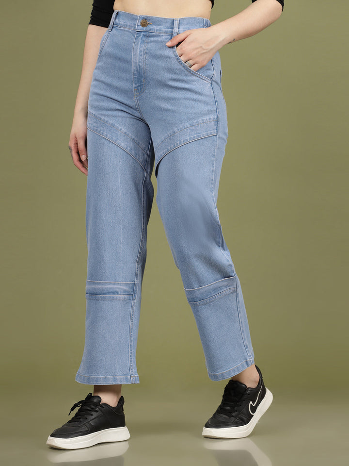 Women Low Distress Stretchable Jeans