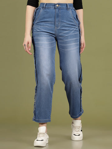 Women Light Fade Stretchable Jeans