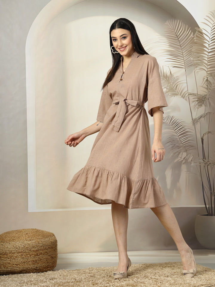 A-Line Midi Dress