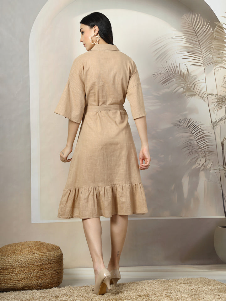 A-Line Midi Dress