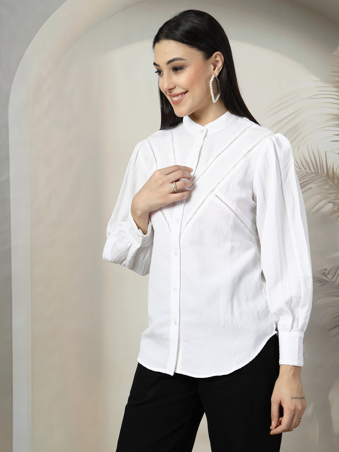 Women Standard Opaque Casual Shirt