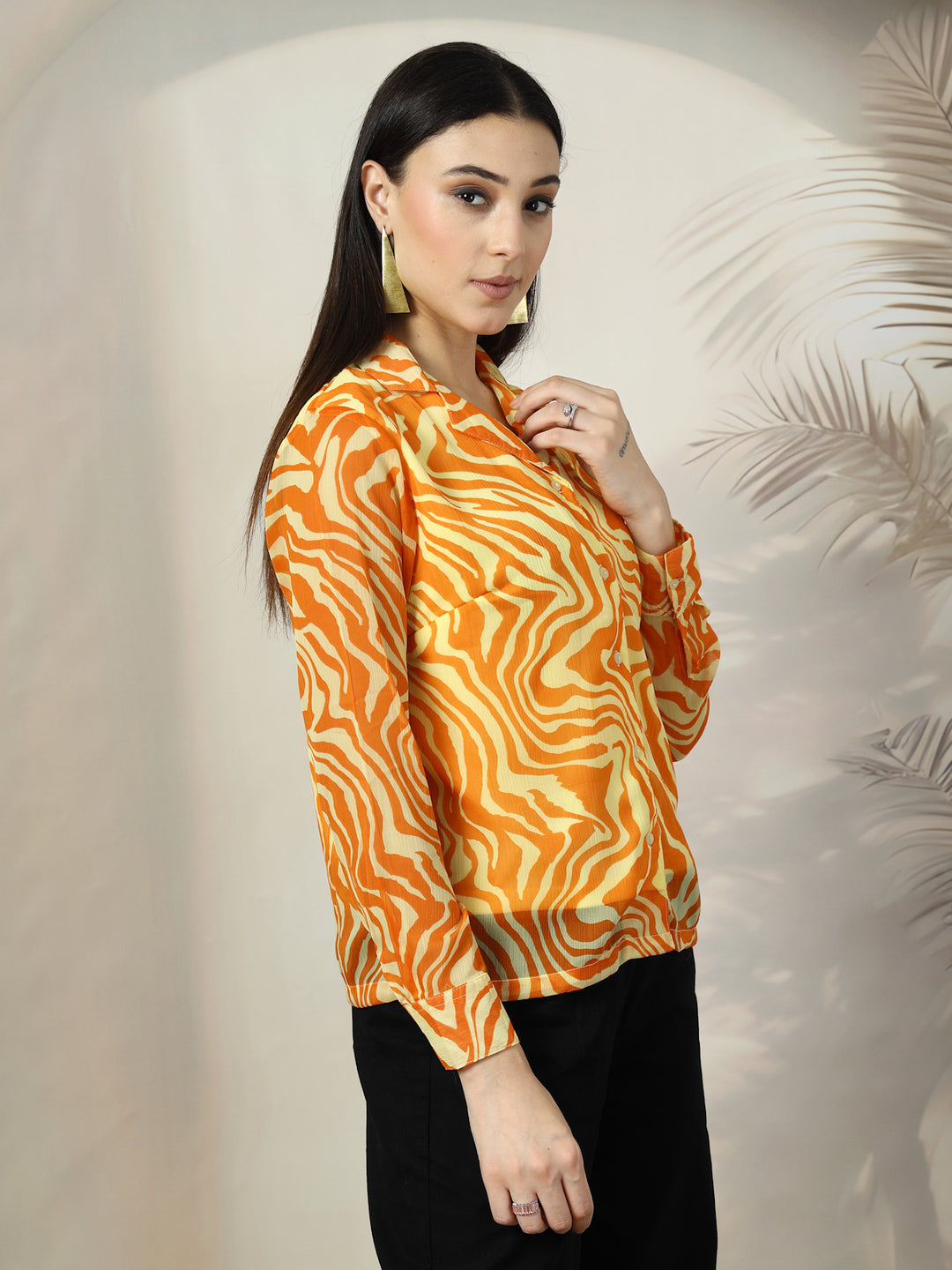 Women Standard Floral Opaque Printed Casual Shirt