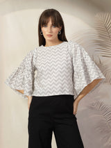 Bell Sleeve Cotton Top