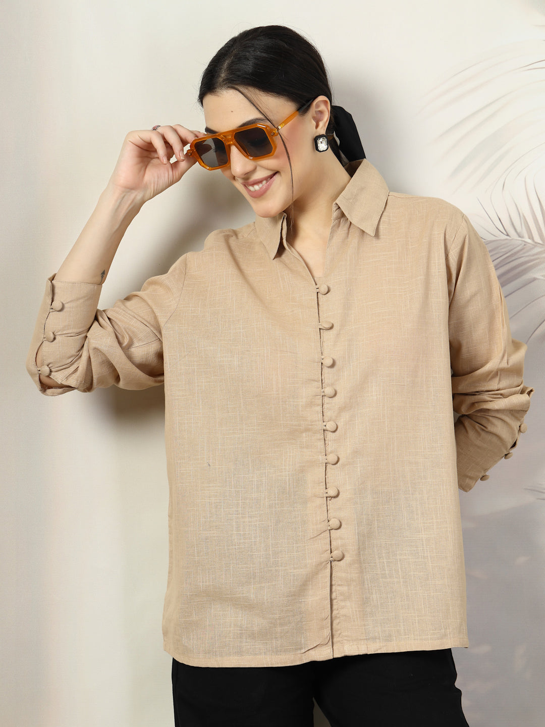 Women Standard Opaque Casual Shirt