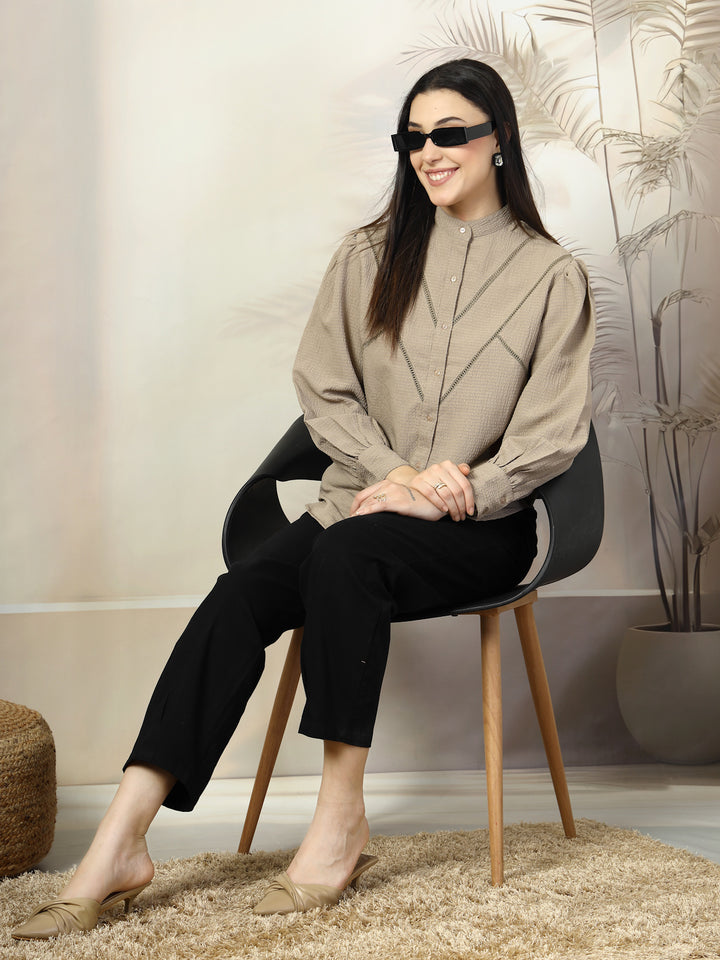 Women Standard Opaque Casual Shirt