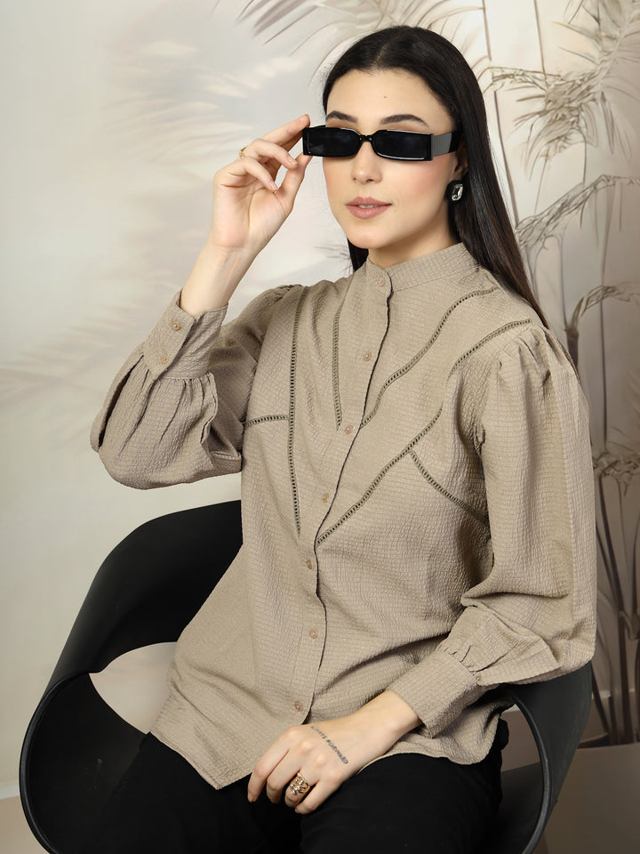 Women Standard Opaque Casual Shirt