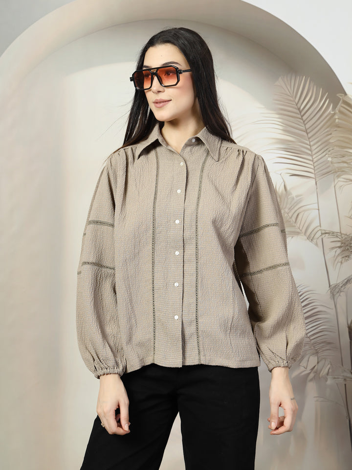 Women Standard Opaque Casual Shirt