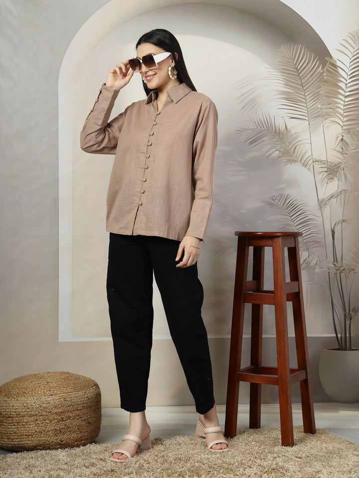 Women Standard Opaque Casual Shirt