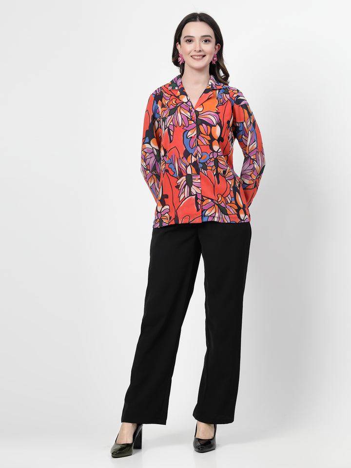 Women Opaque Printed Casual Shirt