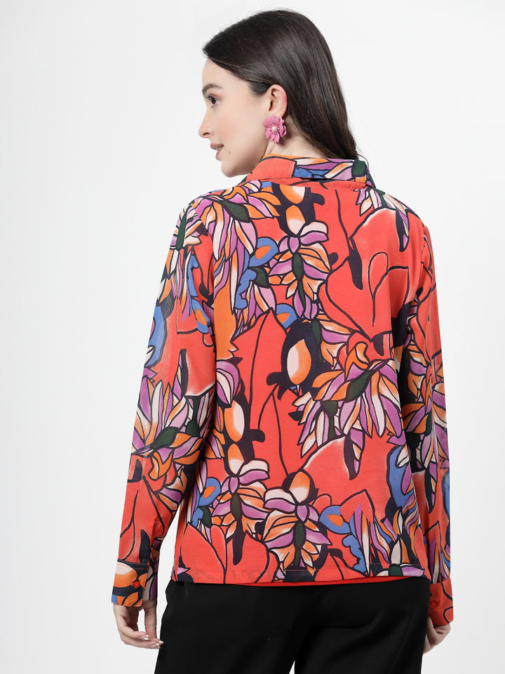 Women Opaque Printed Casual Shirt