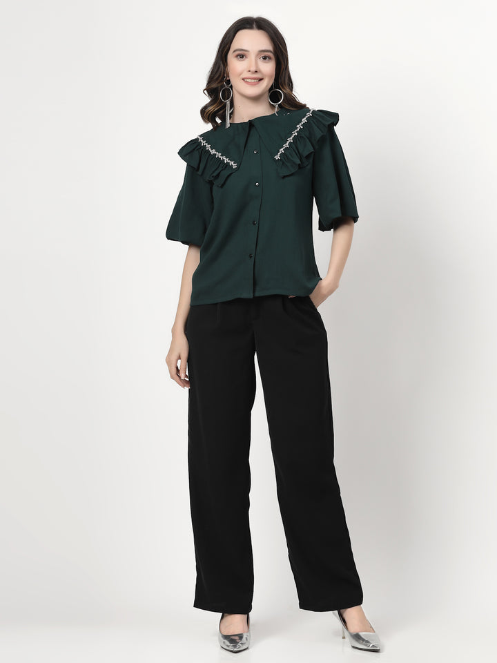 Women Opaque Casual Shirt