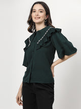 Women Opaque Casual Shirt