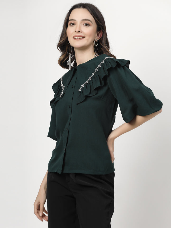 Women Opaque Casual Shirt