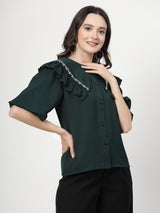 Women Opaque Casual Shirt