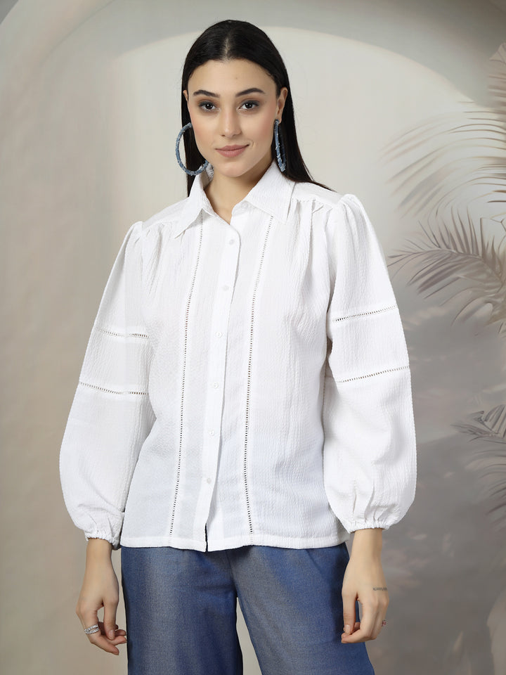 Women Standard Opaque Casual Shirt