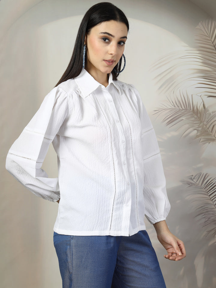 Women Standard Opaque Casual Shirt