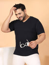 Plus Size Men V-Neck T-shirt