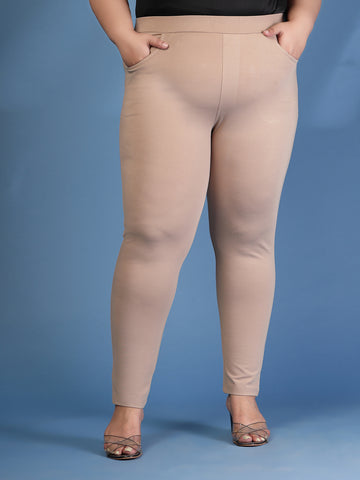 Plus Size Women Regular Fit Jeggings