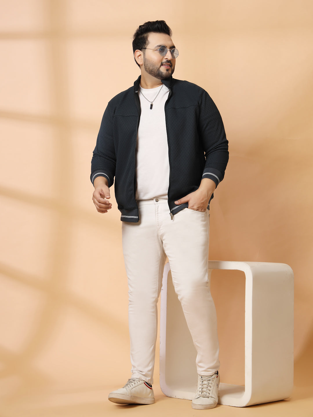 Plus Size Men Sporty Jacket