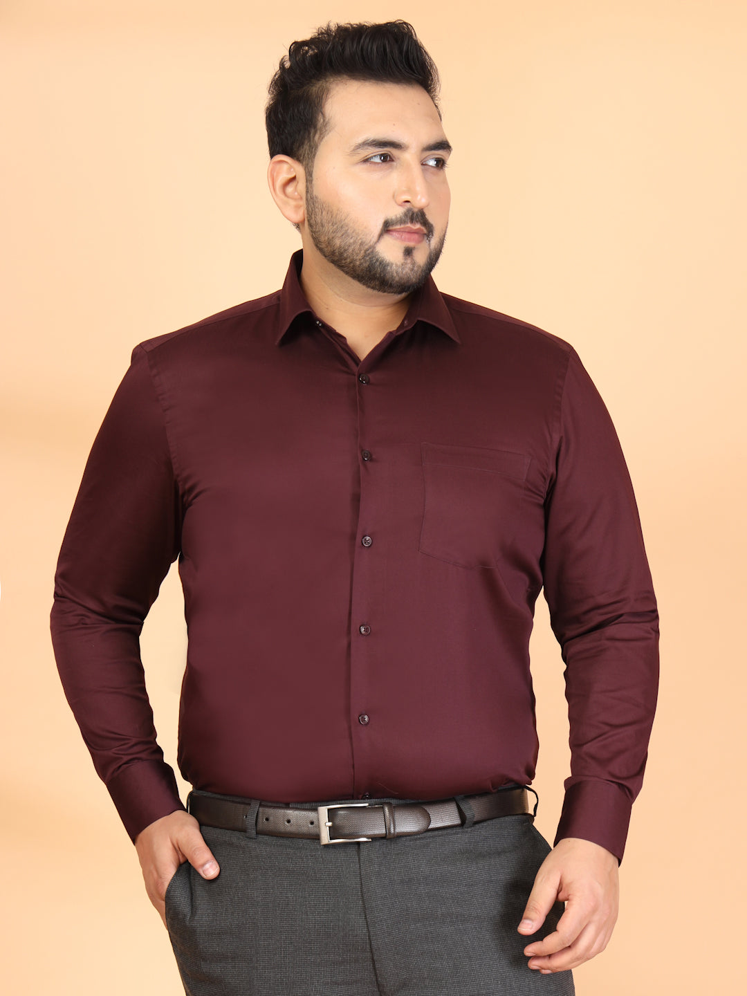 Plus Size Men Classic Formal Shirt