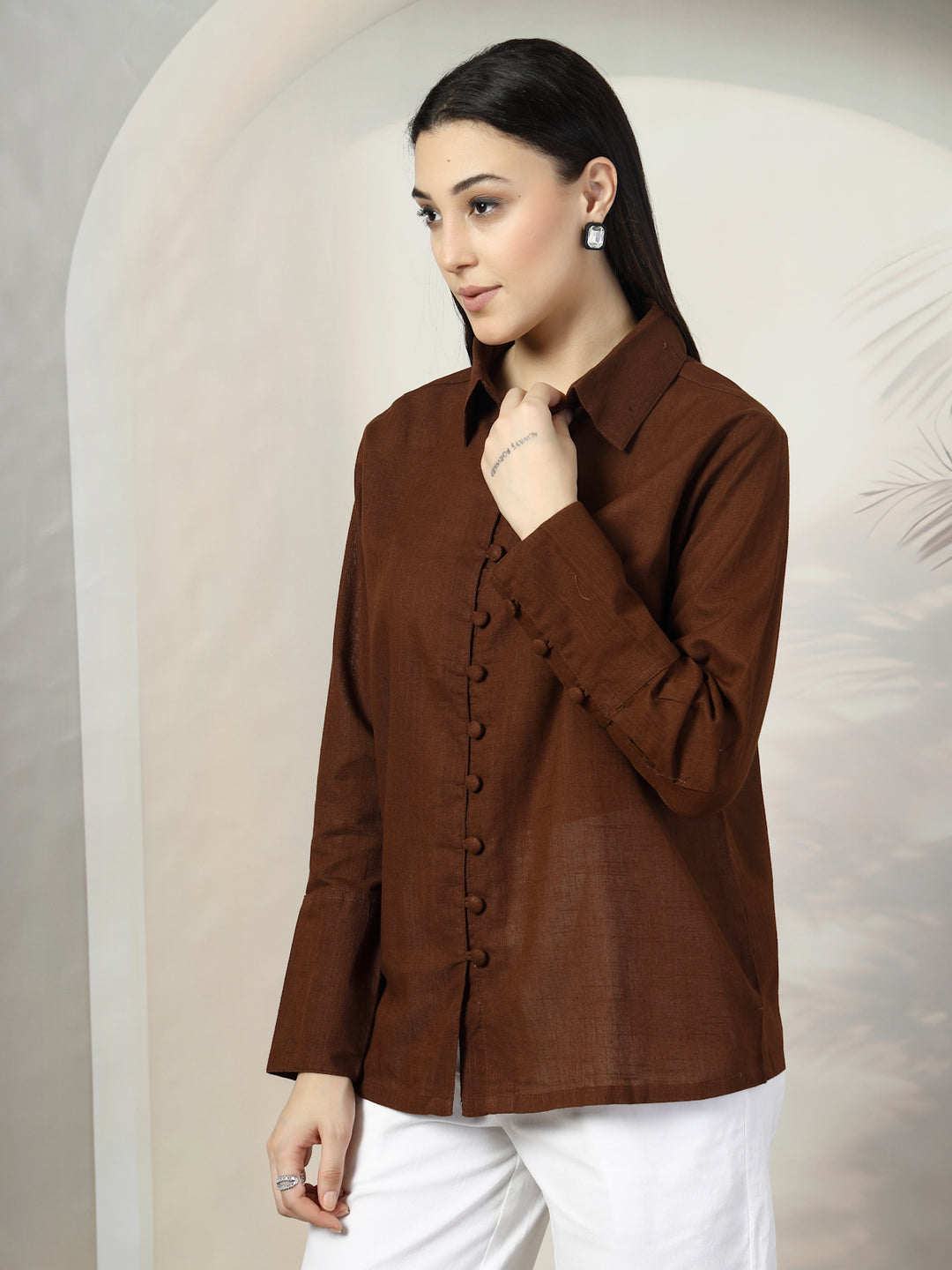 Women Standard Opaque Casual Shirt